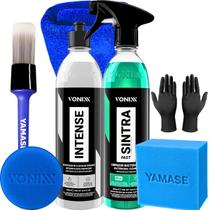 Kit Cuidados para o interior automotivo Vonixx com Sintra Fast Limpa Plástico Interno + Intense Kit Cuidados para o interior automotivo Vonixx com Sintra Fast Limpa Plástico Interno + Intense