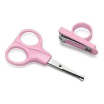 Kit Cuidados Perfect Baby Tesoura E Cortador Bebê Higiene rosa - ref-BB1089 - multikids