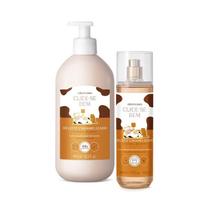 Kit Cuide se Bem Deleite Caramelizado Body Splash 200ml Loção Corporal 400ml
