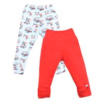 Kit Culote 2 Peças Bebê Menina Algodão Estampado Upi Uli