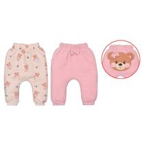 Kit Culote Com Moletinho Bebê Menina Cintia Plush Upi Uli -