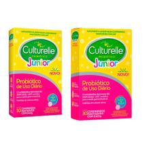 Kit Culturelle Probiótico Junior com 10 Comprimidos Mastigáveis e Probiótico Junior com 30 Comprimidos Mastigáveis