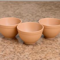 Kit Cumbuca 800ML Bowl Sopa Sobremesa Caldos Gelatinas Açai Quantidade:3und - Bege