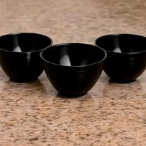 Kit Cumbuca 800ML Bowl Sopa Sobremesa Caldos Gelatinas Açai Quantidade:3und - Preto