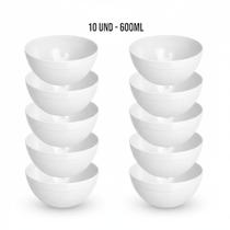Kit Cumbuca Bowl Cores Neutras 600ML Para Sopa E Sobremesa Sopas Caldos Gelatinas Açai
