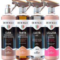 Kit Cura, Tratta, Lucita e Leggera Dettagli Sandet Limpeza Profunda, Brilho intenso e Proteção Prolongada