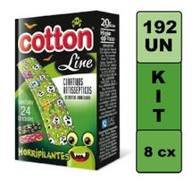 Kit Curativo Infantil Cotton Line Horripilantes 192 Unidades Kit Curativo Infantil Cotton Line Horripilantes 192 Unidades