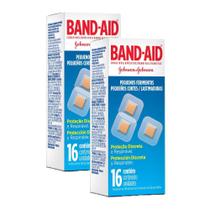 Kit Curativos Band-Aid para Pequenos Ferimentos com 32 unidades