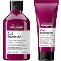 Kit Curl Expression L'Oréal Shampoo 300ml e Leave-in 200ml hidratação definição cachos e crespos