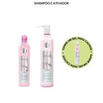 Kit Curl You Para Cachos Shampoo + Ativador + Gel By Amaxxon
