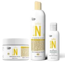 Kit Curly Care Linha N Ativad Masc E Mix Óleo Brilho Maciez