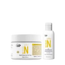 Kit Curly Care Linha N Manteiga e Mix Oleos Antiporosidade