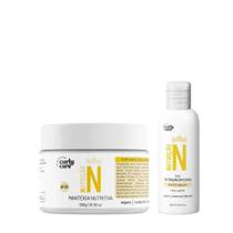 Kit Curly Care Linha N Manteiga E Mix Oleos Nutrição Intensa