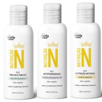 Kit Curly Care Linha N Mix Óleos Antipor Brilho e Nutrição