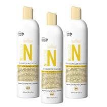 Kit Curly Care Linha N Shampoo Condic E Ativador De Cachos Kit Curly Care Linha N Shampoo Condic E Ativador De Cachos