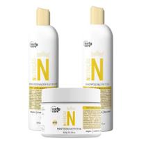 Kit Curly Care Linha N Shampoo Condicionador E Mascara 300G Kit Curly Care Linha N Shampoo Condicionador E Mascara 300G