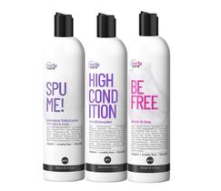 Kit Curly Care Spume E Leave-In Be Free 3X300Ml