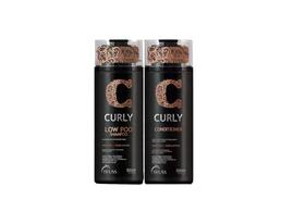 Kit Curly Low Poo Shampoo 300ml + Curly Condicionador 300ml