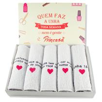 Kit Curtidas Exclusivo 12 Toalhas - Frases para Manicures - Princesa Toalhas