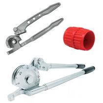 Kit Curvador Tubo Cobre Alumínio 1/2 Curvador 1/4 5/16 3/8