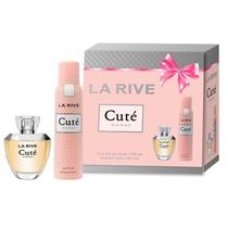 Kit Cuté La Rive ( Perfume 100 ml + Deo Spray 150 ml )