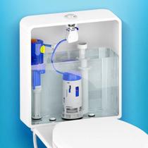 Kit Cx Acoplada - Ent Master Flux Pro E Saída Dual Flush 3X1 Kit Cx Acoplada - Ent Master Flux Pro E Saída Dual Flush 3X1