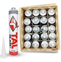 Kit Cx lacrada c/ 20 un. cola para parabrisas Automotivo Pu Talglass658 400g PU55 profissional top