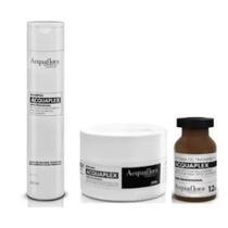 Kit da Acquaflora Acquaplex Shampoo + Fluído + Máscara 3 produtos