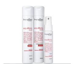 Kit Da Acquaflora Equilíbrio Queda - Raiz Oleosa e Pontas Secas (3 Produtos)