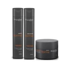 Kit da Acquaflora Forma Shampoo, Condicionador E Mascara