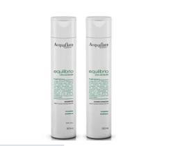 kit da Acquaflora Sh + Cond Equilíbrio Oleosidade Raiz Oleosa Pontas Secas