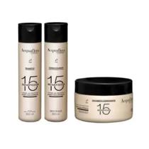 kit da Acquaflora Sh, Cond, Máscara 15 Benefícios