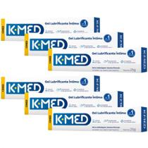 Kit da Cimed com 6 K-med Gel Lubrificante Intimo 25g