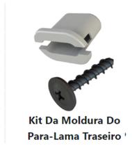 Kit Da Moldura Do Para-Lama Traseiro Uno Mille (2004 até 2013) 16 pcs plast car