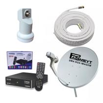 Kit Da Nova Antena Parabólica Completa Do 5g C/ Vt 1000 Hd
