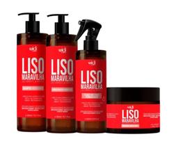 Kit da Widi Care Liso Maravilha Shampoo +Condicionador +Mascara +Fluido Kit da Widi Care Liso Maravilha Shampoo +Condicionador +Mascara +Fluido