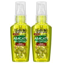 Kit Dabelle 2 Óleos Reparadores Abacate Nutritivo 45ml