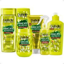Kit DaBelle Abacate Nutritivo: Shampoo 250ml e Condicionador 200ml+ Máscara 800g, Óleo em Creme, Recarga,Creme de Pentear