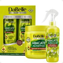 Kit DaBelle Abacate Nutritivo: Shampoo 410ml e Condicionador 175ml+ Máscara De Nutrição 400g, Recarga de Nutrição 180ml Kit DaBelle Abacate Nutritivo: Shampoo 410ml e Condicionador 175ml+ Máscara De Nutrição 400g, Recarga de Nutrição 180ml