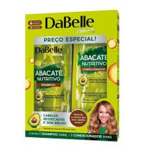 Kit Dabelle Abacate Nutritivo Shampoo Sem Sal e Condicionador Leave-in 425ml Nutrição e Hidratação