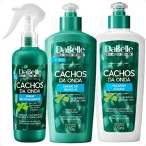 Kit DaBelle Cachos Da Onda: Creme de Pentear 270g, Gelatina Líquida 270ml e Spray Revitalizante 200ml Kit DaBelle Cachos Da Onda: Creme de Pentear 270g, Gelatina Líquida 270ml e Spray Revitalizante 200ml