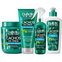 Kit DaBelle Cachos Da Onda: Máscara 400g, Óleo em Creme 190ml, Spray Revitalizante 200ml e Gelatina Líquida 270ml Kit DaBelle Cachos Da Onda: Máscara 400g, Óleo em Creme 190ml, Spray Revitalizante 200ml e Gelatina Líquida 270ml