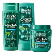 Kit DaBelle Cachos Da Onda: Shampoo 250ml, Condicionador 200ml e Máscara 400g Kit DaBelle Cachos Da Onda: Shampoo 250ml, Condicionador 200ml e Máscara 400g