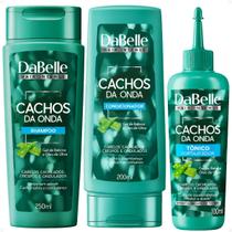 Kit DaBelle Cachos Da Onda: Shampoo 250ml, Condicionador 200ml e Tônico Fortalecedor 100ml