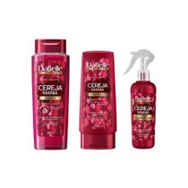 Kit Dabelle Cereja Mania Sh 410Ml+Cond 200Ml+Spray 180Ml