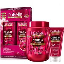 Kit DaBelle Cereja Mania: Shampoo 410ml e Condicionador 175ml + Máscara 800g, Óleo Em Creme Kit DaBelle Cereja Mania: Shampoo 410ml e Condicionador 175ml + Máscara 800g, Óleo Em Creme