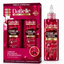 Kit DaBelle Cereja Mania: Shampoo 410ml e Condicionador 175ml + Máscara Líquida Lamelar 200ml