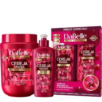 Kit DaBelle Cereja Mania Shampoo e Condicionador + Creme para Pentear + Máscara de Hidratação