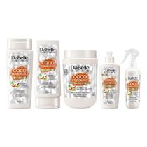 Kit Dabelle Coco Poderoso Shampoo+Cond+Mascara+Creme+Fluido Kit Dabelle Coco Poderoso Shampoo+Cond+Mascara+Creme+Fluido