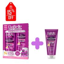 Kit Dabelle Cronograma Perfeito Shamp+Cond+ Oleo em Creme Kit Dabelle Cronograma Perfeito Shamp+Cond+ Oleo em Creme